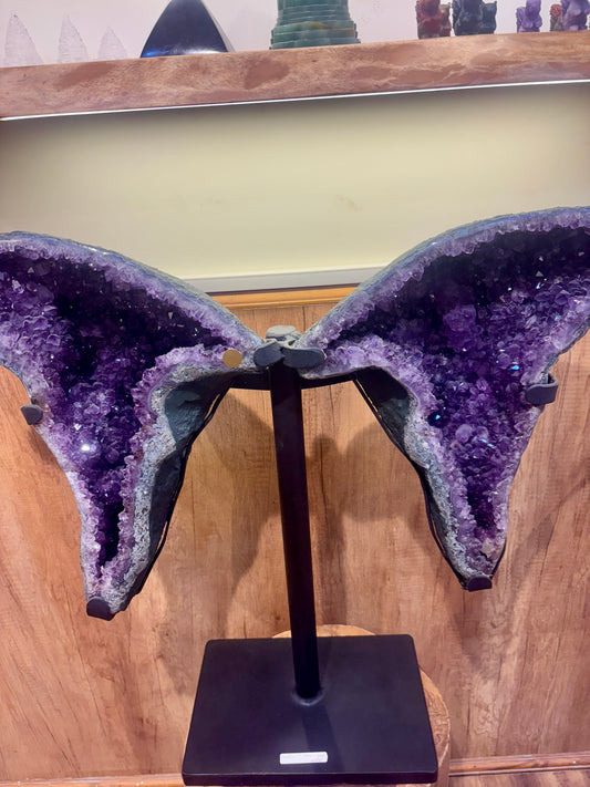 Butterfly Amethyst Geode