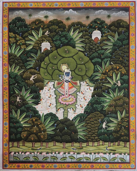 Pichwai Healing Art - Krishna Gopala